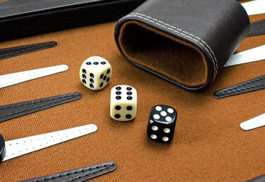 Набір для гри в шашки (бекґеммон) 15' у кейсі, класичний, для дорослих та дітей, з тартановою обкладинкою