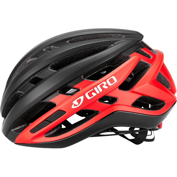 Велосипедний шолом Giro Agilis чорний/червоний, розмір S, матовий, 2024