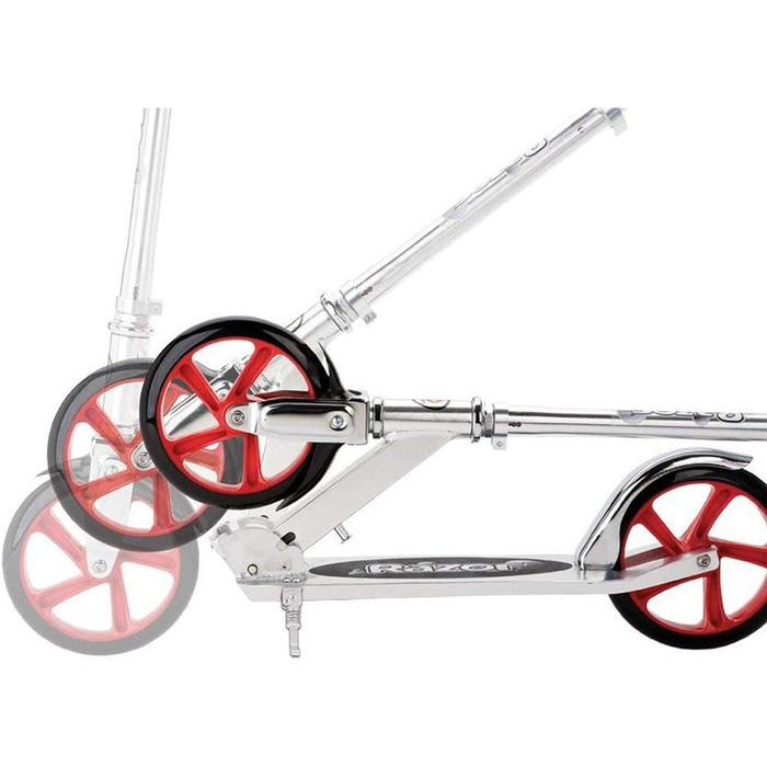 Дитячий самокат Razor A5 Lux червоний, великий