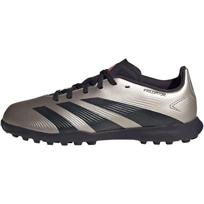 Кросівки для футболу adidas Predator 24 League Turf (38 2/3 EU, сіро-чорний)