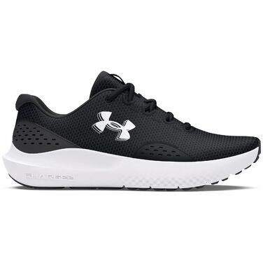 Чоловічі бігові кросівки Under Armour UA Charged Surge 4, чорні (Black Anthracite White), розмір 49.5 EU