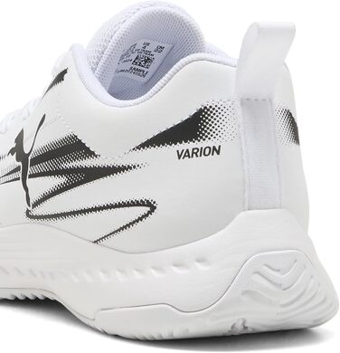 Дитячі кросівки PUMA Varion Li Jr для залу (38 EU, білий/чорний)