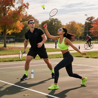 Набір для бадмінтону FYSL 12 штук: міцні нейлонові волани для гри на вулиці, тренувань та відпочинку