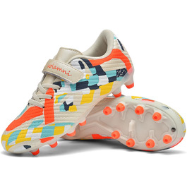Дитячі футбольні бутси Multi Ground, професійні, легкі, для штучного поля, залу, вулиці, атлетики, тренувань, 30 EU, бежеві