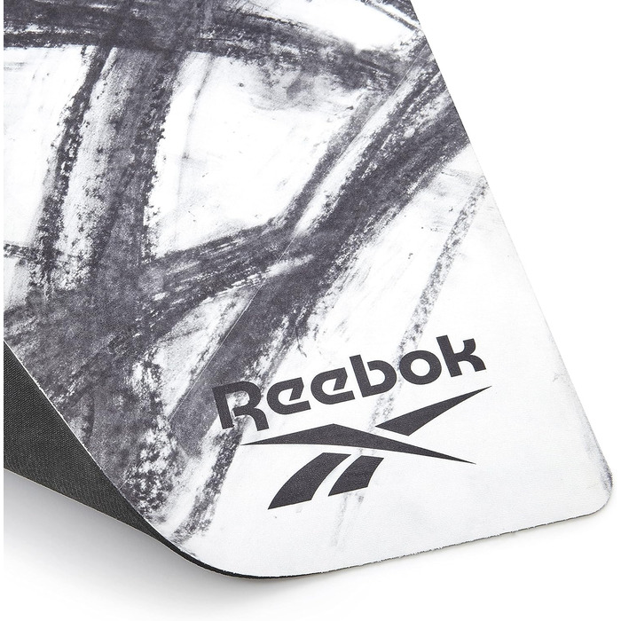 Йога-мат Reebok з натурального каучуку, колір вугілля