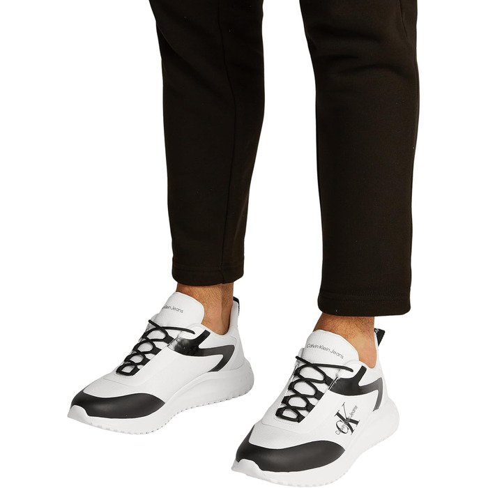 Чоловічі кросівки Calvin Klein YM0YM00968 білі, сапфіровий блакитний (47 EU)