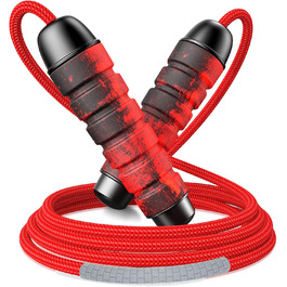 Скакалка Springseil: регульована, довговічна, з підшипниками 360°, без скручування, з ручками з Memory Foam, антиковзка, з сумкою для перенесення