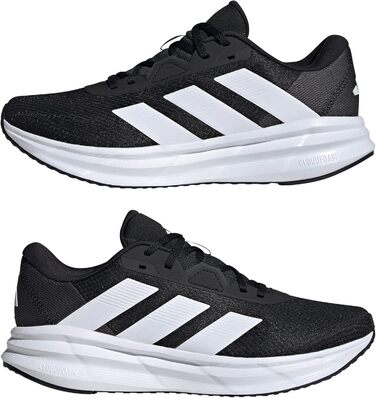 Кросівки для бігу Adidas Galaxy 7, чорний/білий/карбон, 44 EU