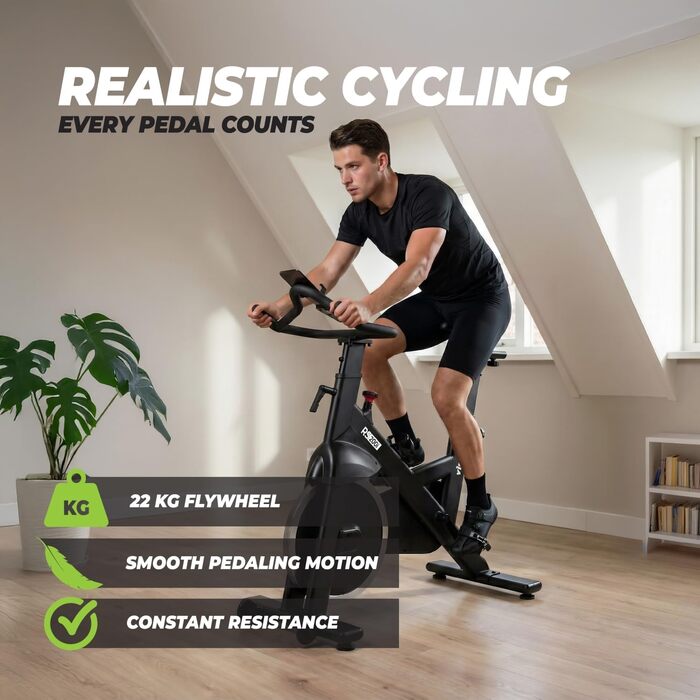 Велотренажер VirtuFit RS200i Indoor Cycle 2026: магнітний, Bluetooth, до 150 кг
