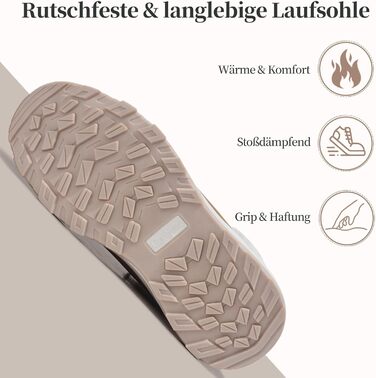 Жіночі зимові черевики: утеплені снігоступи, трекінгові черевики для хайкінгу (жовті, 38 EU)