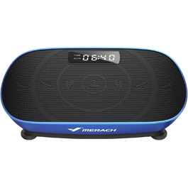 Вібраційна платформа MERACH для тренувань всього тіла, підтримка Bluetooth, синій