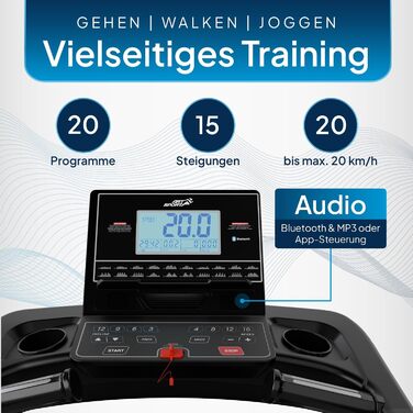 Біговий тренажер ArtSport Speedrunner 6000: швидкість 22 км/год, 99 програм, LCD дисплей 7