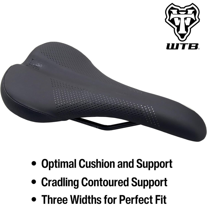 Сідло WTB Volt Narrow Cromoly Black 15 см - Чорне, сталеве