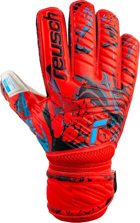 Воротарські рукавички Reusch Attrakt Grip чоловічі, червоно-сині, розмір 10