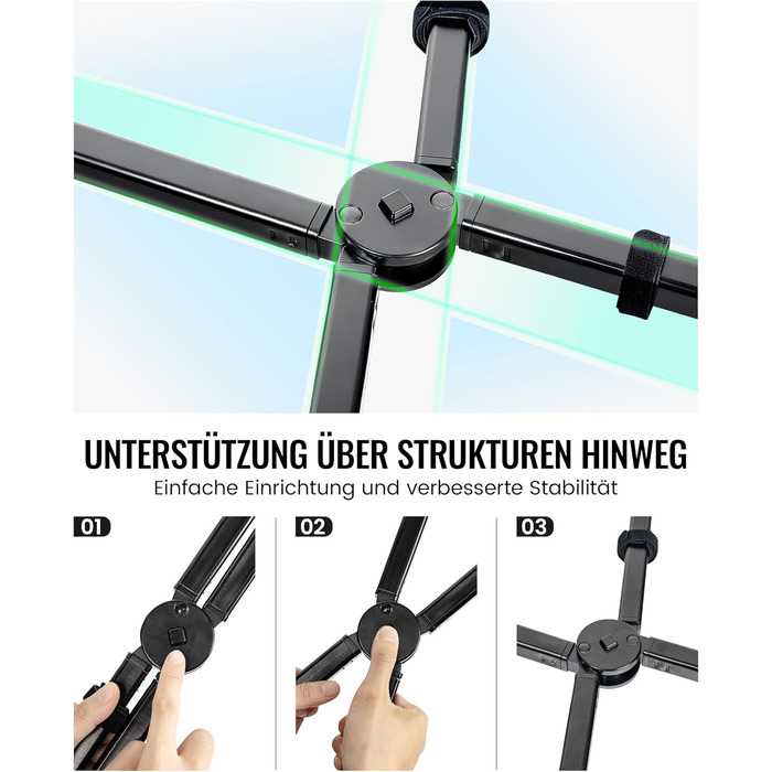 Стілець для кемпінгу OneTigris OASISFLEX, висока спинка, 150 кг, складний, легкий, з інтегрованим хрестоподібним каркасом, для риболовлі, з 2 кишенями, для відпочинку на природі, піших прогулянок (чорний)