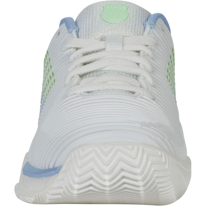 Жіночі тенісні кросівки K-Swiss Hypercourt Express 2 Hb, 39.5 EU, білий, сірий, зелений