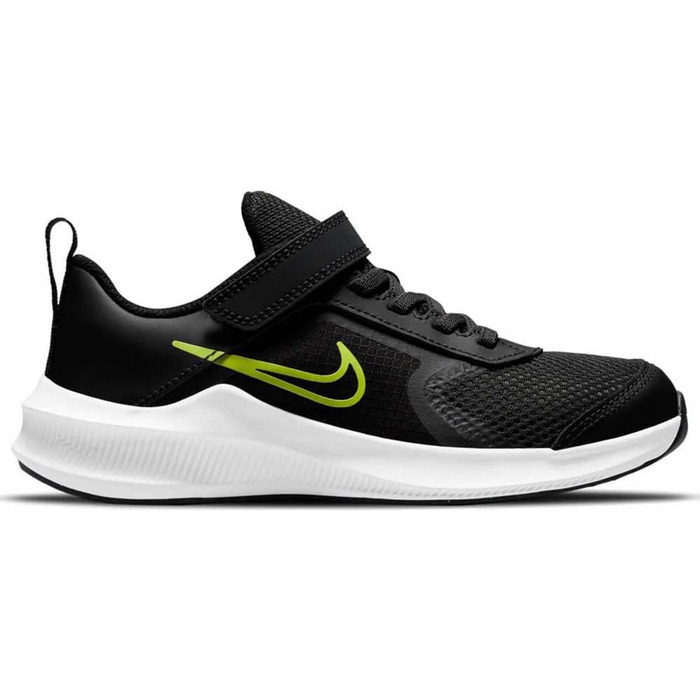 Дитячі кросівки Nike Downshifter 11 для гімнастики, 28.5 EU, сірий, чорний, білий, жовтий