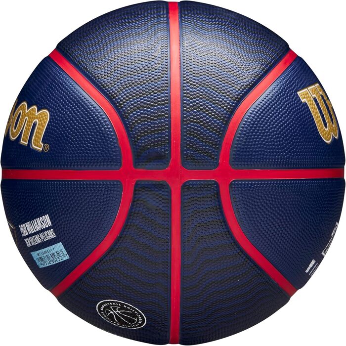 М'яч для баскетболу Wilson NBA Player Icon Outdoor - Size 7 (29.5 дюймів) та Mini Size 7 New Orleans Pelicans