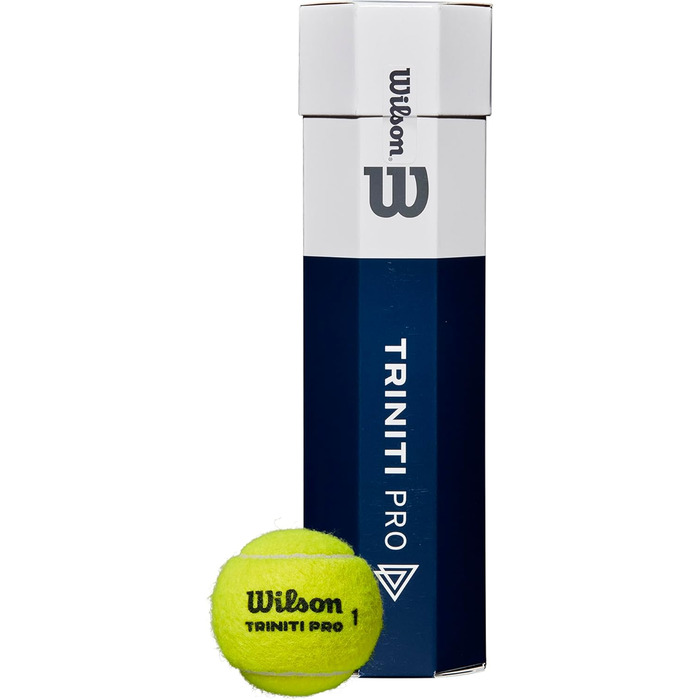 Тенісні м'ячі Wilson Triniti Pro, жовті, 4 шт.