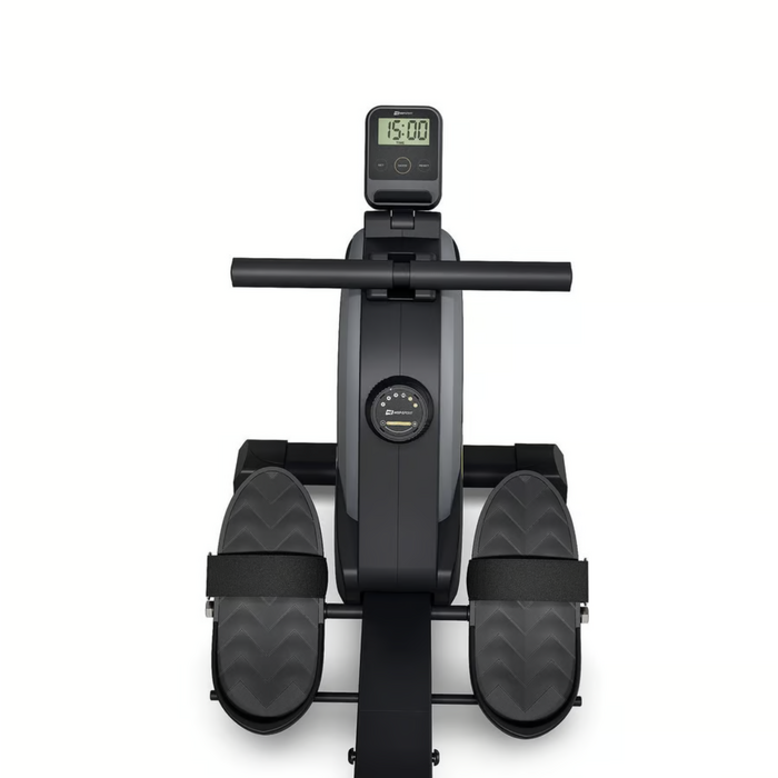 Гребний тренажер Hop-Sport HS-080R Aspen магнітний чорно-золотистий