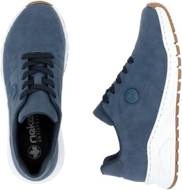 Кросівки жіночі Rieker M4903 Skater сині, 40 EU, широка колодка, з вийманою устілкою