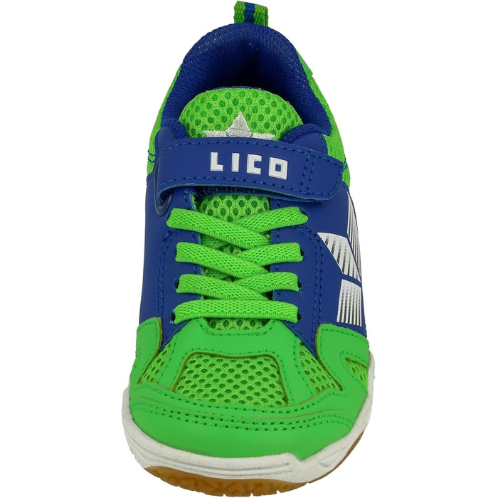 Дитячі спортивні кросівки для залу Lico Unisex, зелено-сині, розмір 33 EU