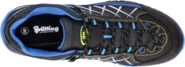 Кросівки для бігу по пересічній місцевості Brütting Unisex Mount Root, 44 EU, чорний, синій, лимонний