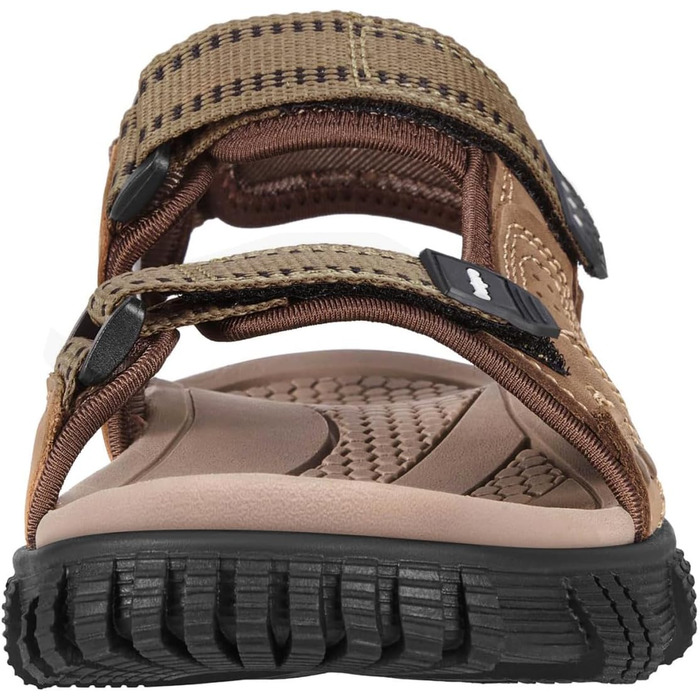 Чоловічі сандалі для активного відпочинку та туризму Khaki Leder, 47 EU - Водонепроникні шкіряні сандалі