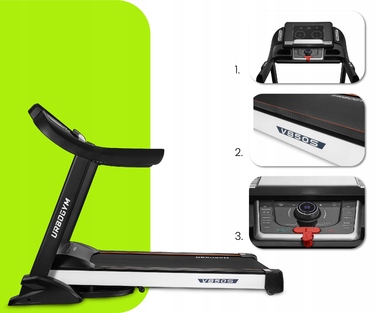 Електрична бігова доріжка Urbogym V850S (до 150 кг)