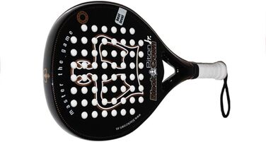 Дитяча падельна ракетка Black Crown Piton JR, кругла форма, 310 г, карбоновий каркас, ударостійка, контроль і потужність