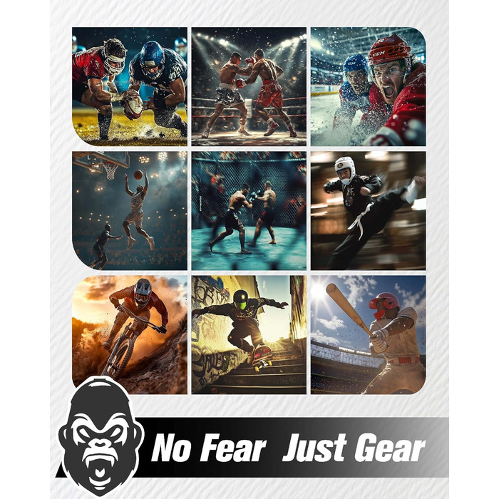 Захист для зубів Beast Gear - для боксу, ММА, регбі, кікбоксингу, дзюдо, карате, хокею та бойових мистецтв. Зручна коробка для зберігання. Захищає зуби, ясна та щелепу.