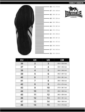 Боксерські черевики Lonsdale Heskin, 43 EU, білий/червоний