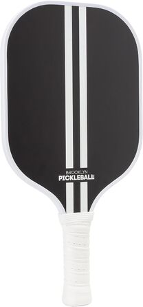Паддл для піклболу Brooklyn Pickleball Co. | Вуглеволокно | Комірчаста структура | Нековзний руків'я | Одиночний | Білий (Чорний)