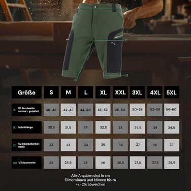 Чоловічі тактичні шорти PUMA Workwear Pro-One для трекінгу та аутдору, посилений нейлон, 4-way stretch, колір олива, розмір XL