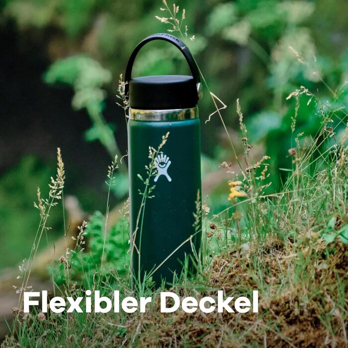 Термобутилка Hydro Flask 1180 мл (40 oz), вакуумна, нержавіюча сталь, широка горловина, герметична кришка, колір Fossil