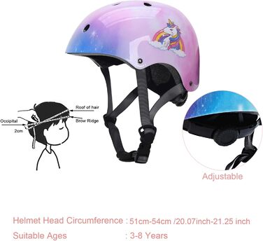 Дитячий шолом з наколінниками, налокітниками та захистом зап'ястків. Захист для ролерів, скейтборду. Для дітей 3-8 років, рожевий