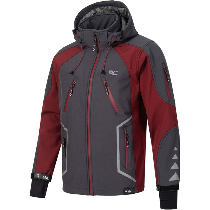 Чоловіча куртка-софтшелл Rock Creek Outdoor H-230 S, темно-сіра