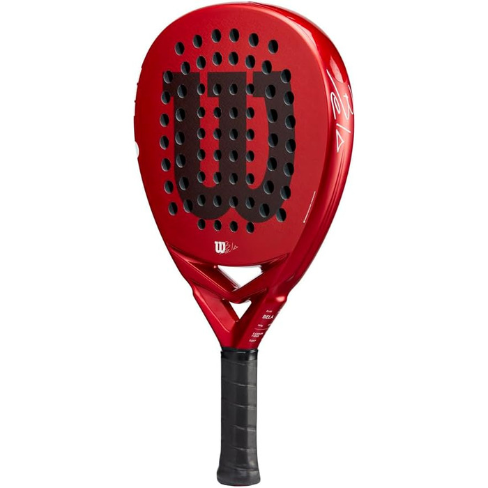 Падель ракетка Wilson Bela Elite V2.5, карбон/EVA, 365 г, червона