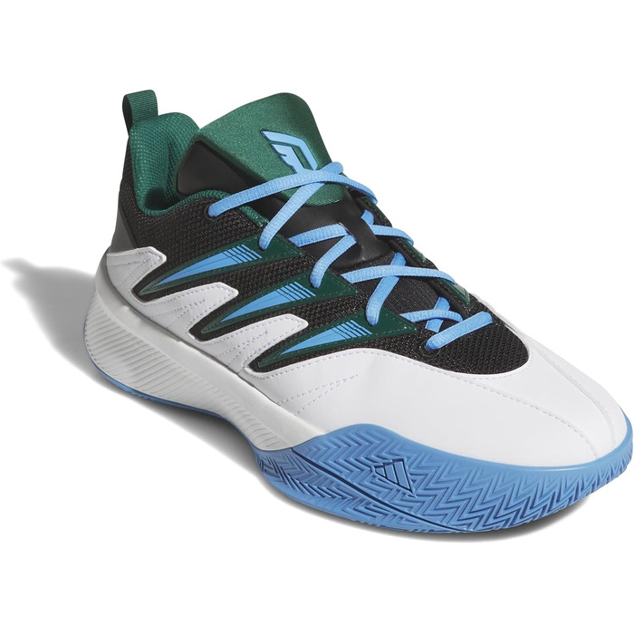 Кросівки баскетбольні adidas Originals Dame Certified 3 Unisex 47/48 EU Білий/Зелений/Синій