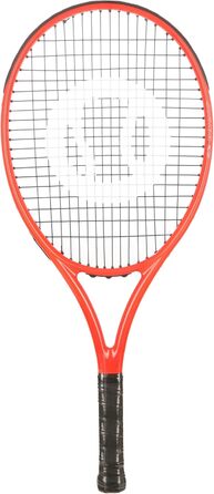 Дитяча тенісна ракетка Racket Roots RR Junior 25, композит графіт/скловолокно, 240г, оранжева, натягнута, розмір ручки 1