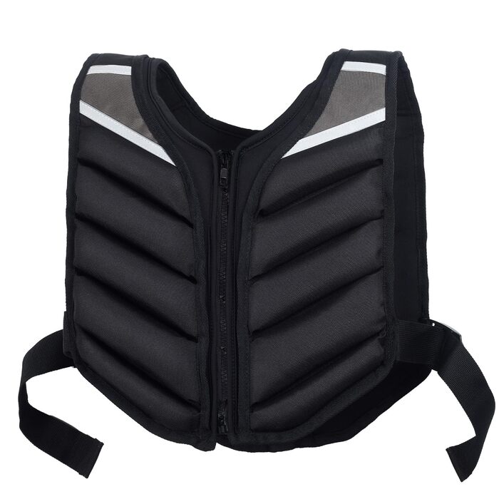 Утяжелитель Abahub 4.5 кг (10lb) унісекс з блискавкою та світловідбиваючими смугами для фітнесу, бігу, силових тренувань