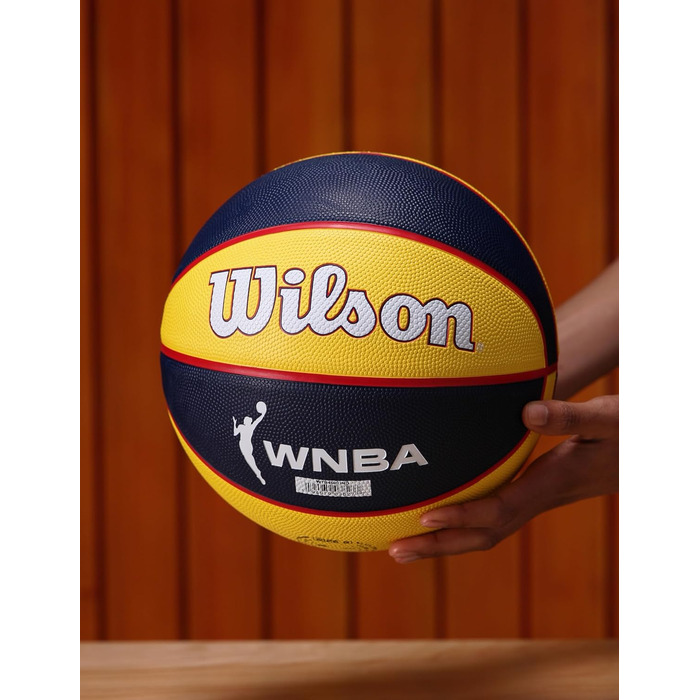 Баскетбольний м'яч Wilson WNBA Team Tribute Indiana Fever, офіційний жіночий, розмір 6 (72 см)