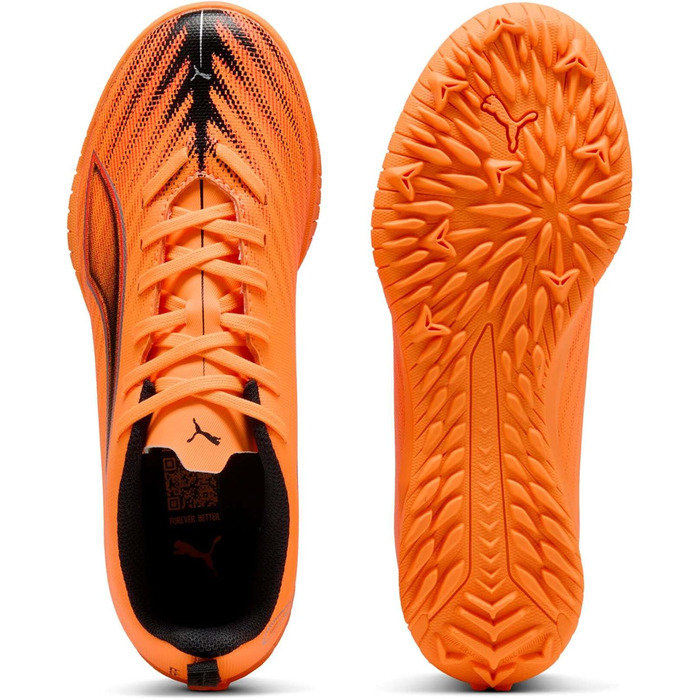 Дитячі футбольні бутси PUMA Ultra 6 Play Tt Jr - Heat Fire (5 UK) - Чорний/Червоний