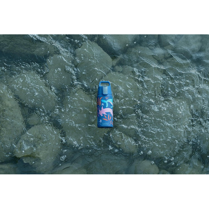 Термос-пляшка SIGG Shield ONE для дітей, 0,5 л, для газованих напоїв, герметична, легка, без BPA, синя