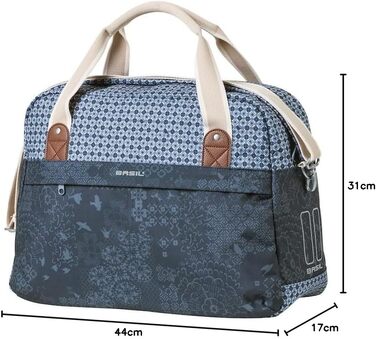 Велосипедний кошик Basil Classic Carry All Klickfix, 16 л, чорний, універсальний