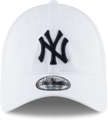 Кепка New Era MLB Classic Core 9Twenty з логотипом New York Yankees, біла