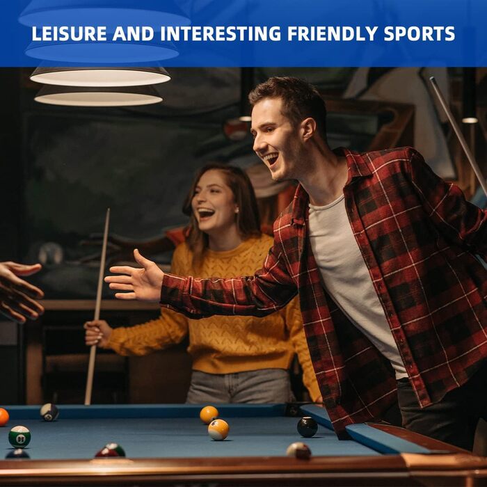 Набір куль для більярду PolyMath, повний комплект 16 куль, діаметр 57.2 мм, вага 170/180 г. Підходить для більярдного столу та демонстрації. Стандартний розмір, преміум якість.