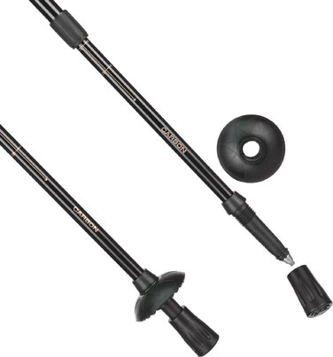 Трекінгові палки Outtec карбонові 3-х секційні 65-135см Anti-shock