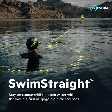 Розумні плавальні окуляри FORM Smart Swim 1 з дисплеєм для басейну та відкритої води