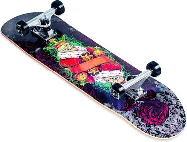 Скейтборд Muuwmi King ABEC 7, універсальний розмір, різнокольоровий